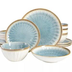Gibson Elite Mayfair Bay 16 Pc. Dinnerware Set, Service for 4 - Macy's