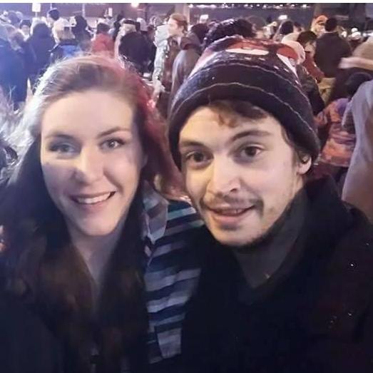 One of our first phots together, New Years before we were even dating
