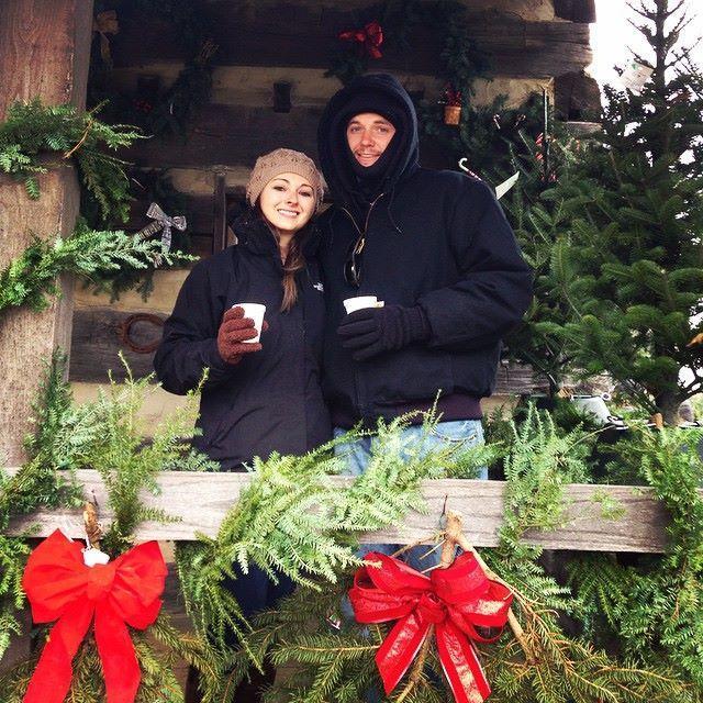 The start of our annual Christmas tree shopping trip. December 2014