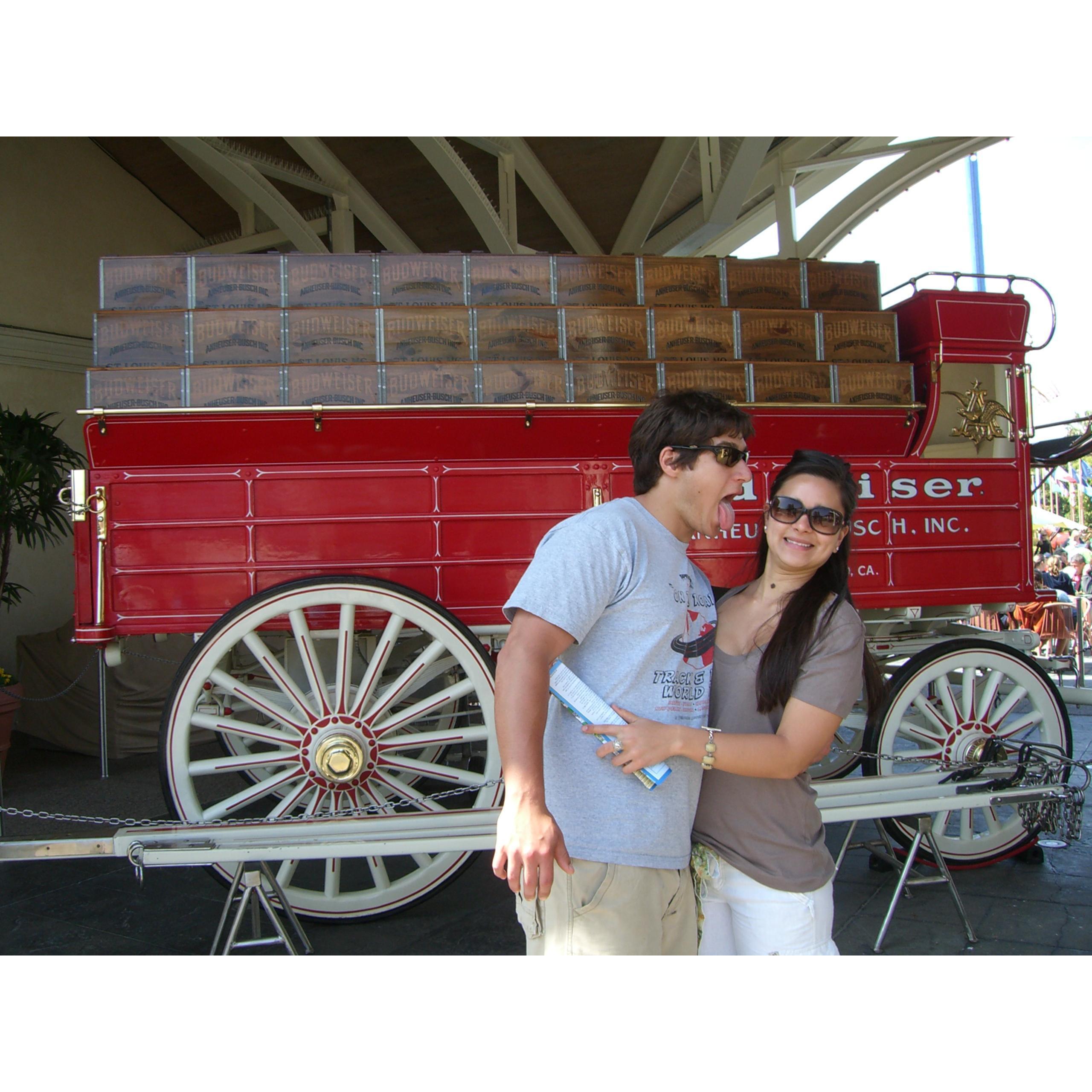 Visit to Budweiser Clydesdales, CA 2009