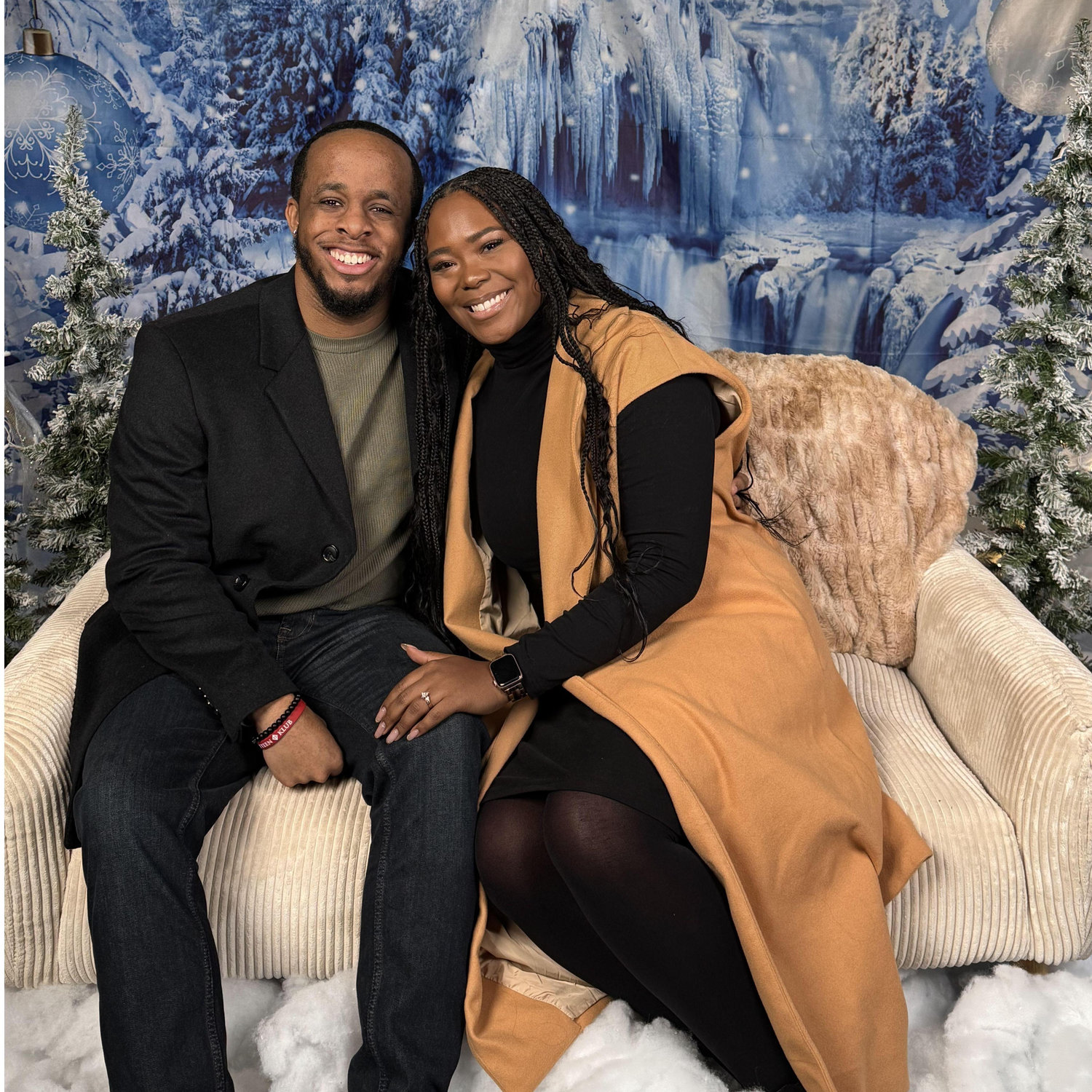 TLC winter photos after getting engaged.