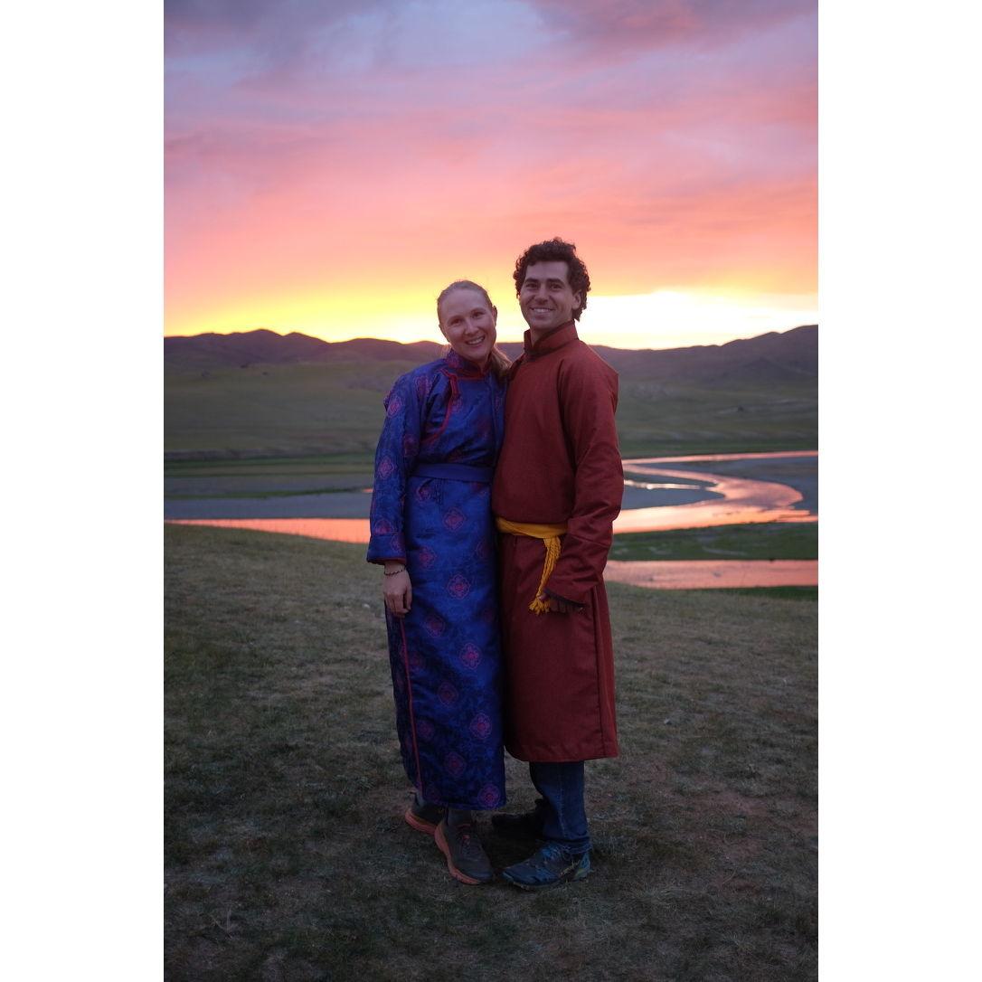Mongolian sunset