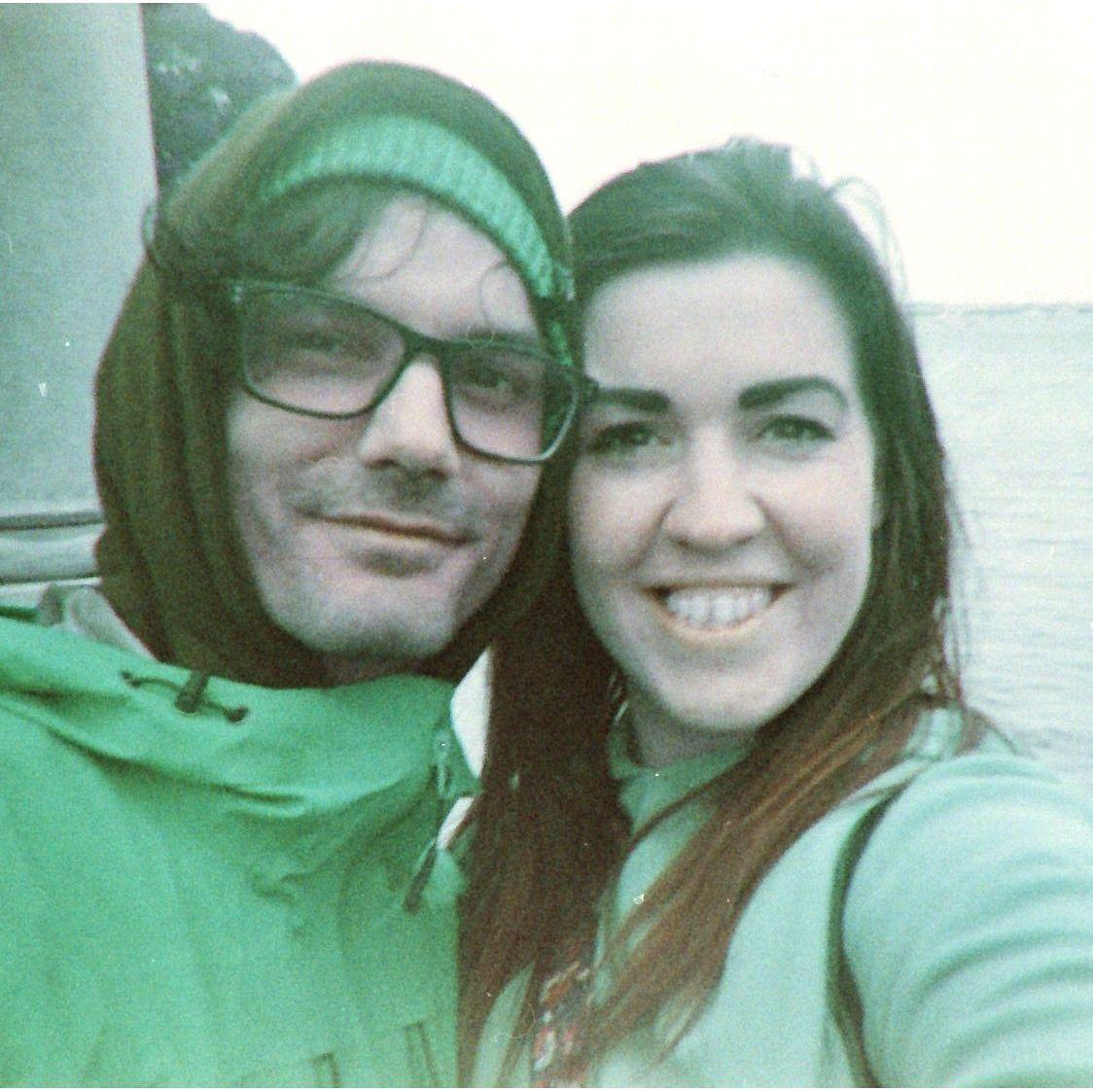 A film photo from our rainy trip to Plymouth, MA