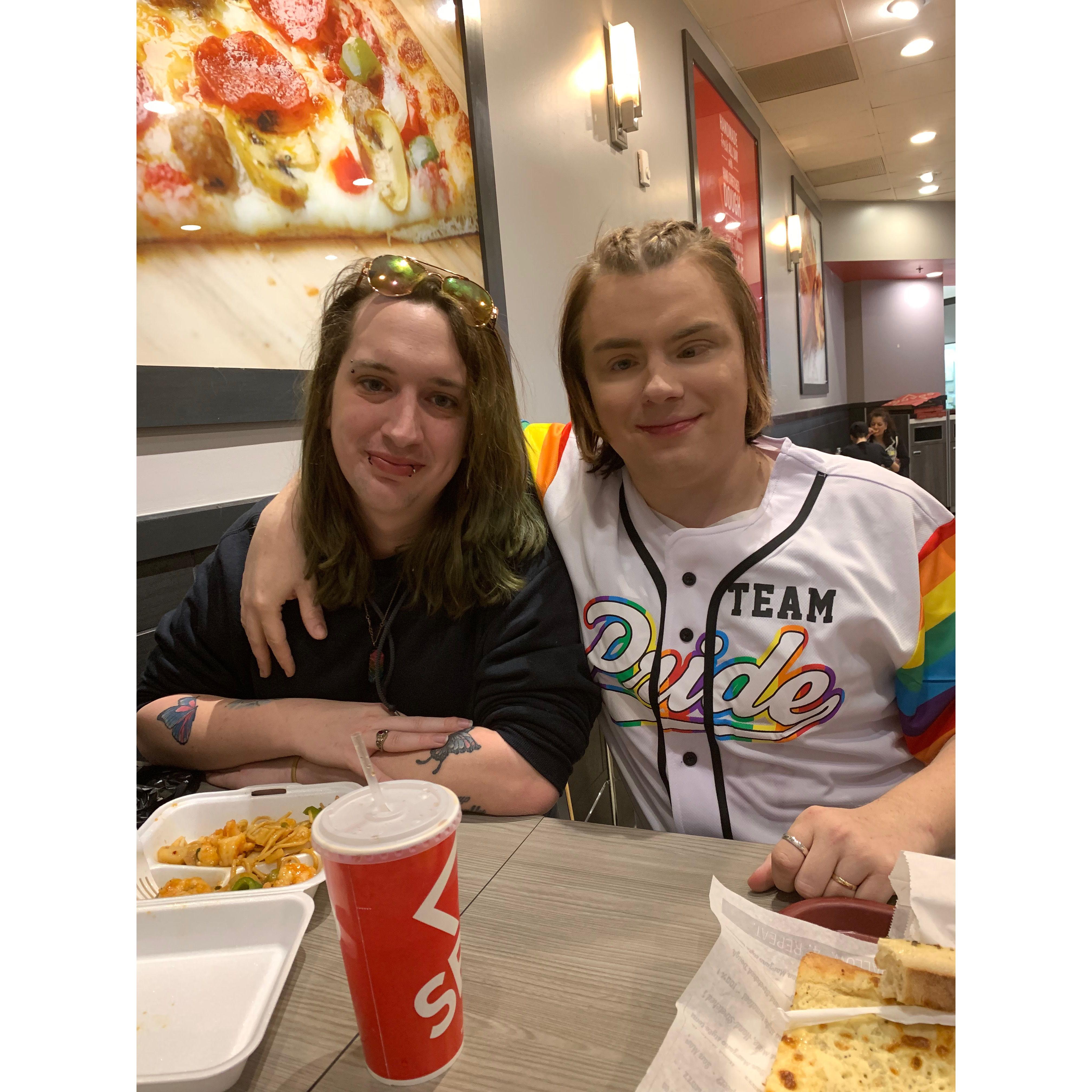 Lunch date back in April of 2022.