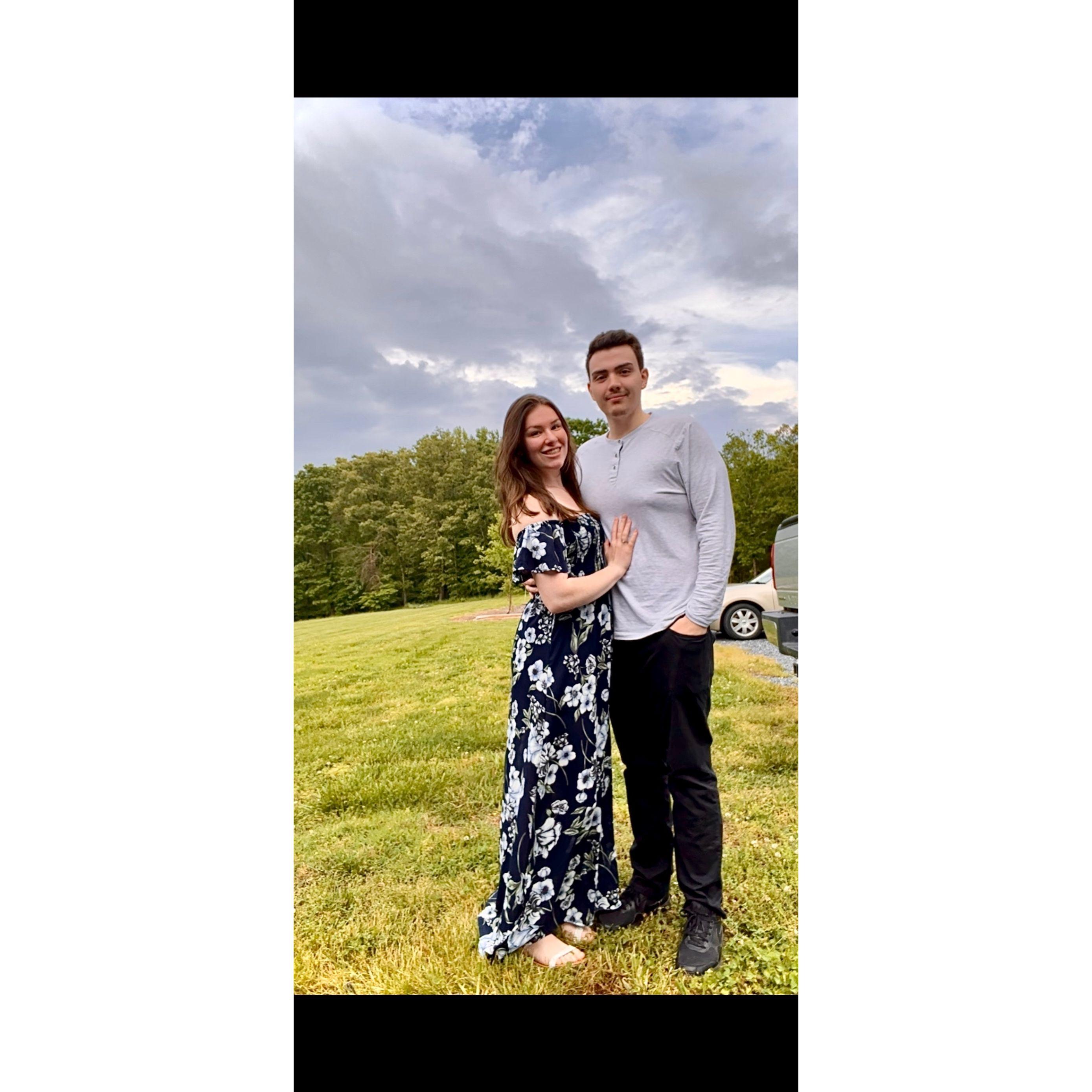 A friend's wedding rehearsal dinner