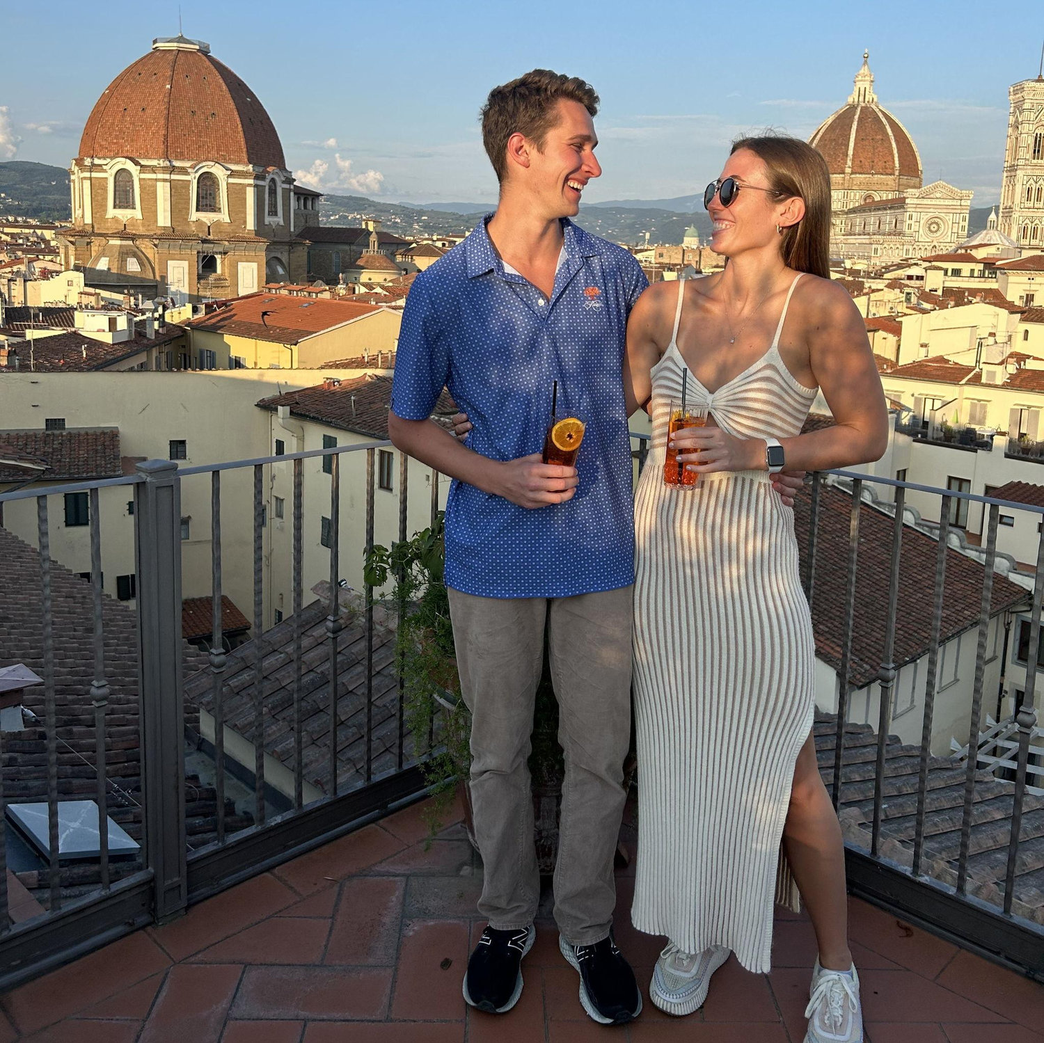 After taking their first of three medical school board exams, they travelled to Italy together!