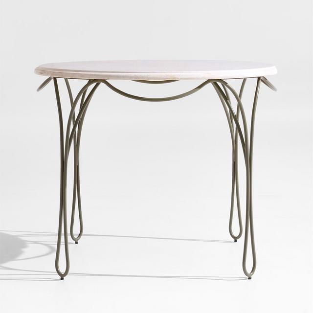 The Harpen 36" Outdoor Metal Bistro Table by Jake Arnold