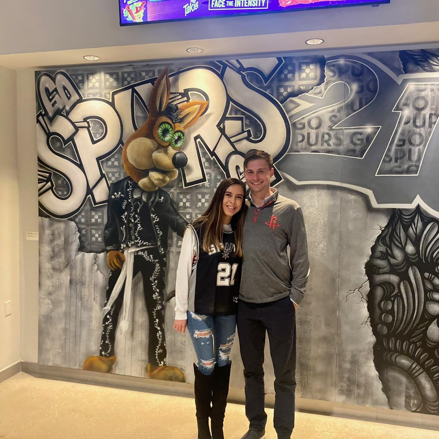 01.12.2022 • Our first Spurs vs. Rockets game, a house divided!
