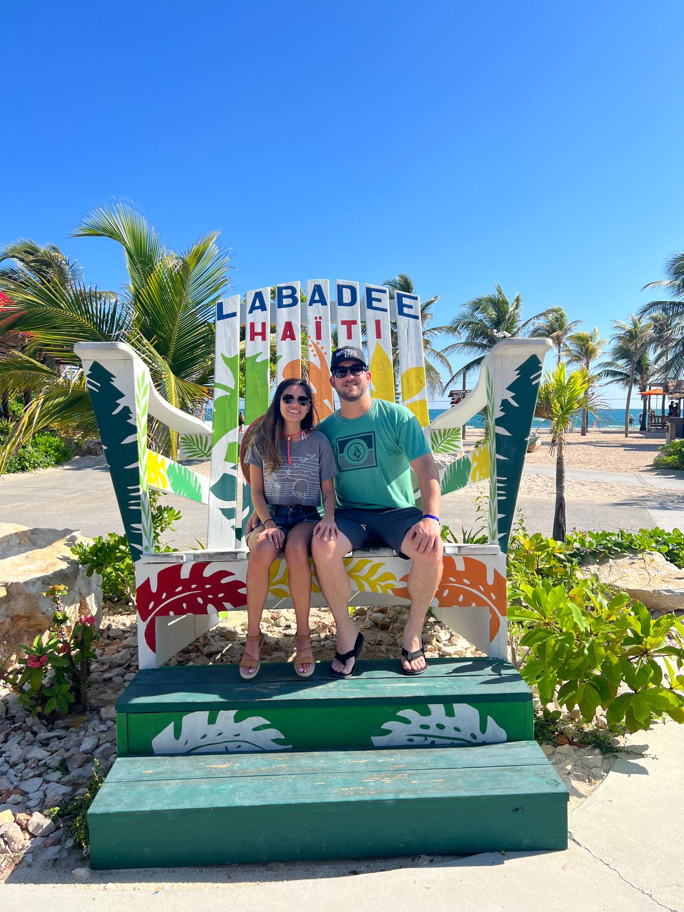 Big chair in Haiti