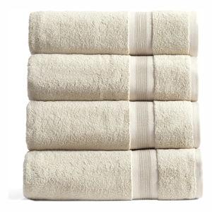 Springtree Home Luxury Viscose from Bamboo Bath Towel Set of 4