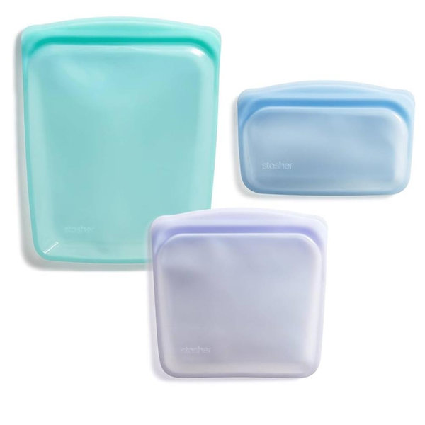 Stasher Reusable Food Storage Bags, 3-pack