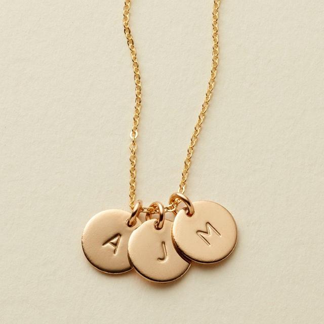 Triple Disc Necklace- 3/8"