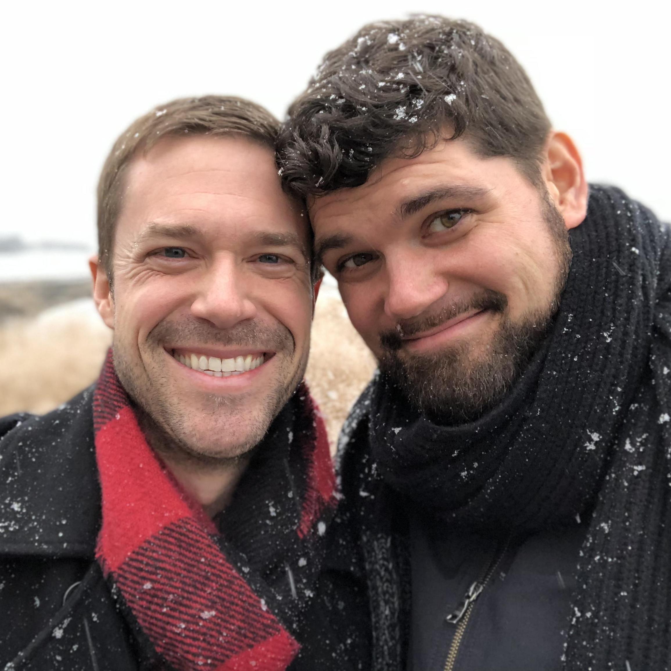 James once surprised Joe with a mystery Valentine's Day trip (to Baltimore). It snowed (an occurrence that still fascinates and delights James' SoCal sensibilities)