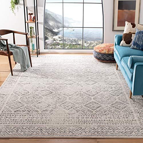 Safavieh Tulum Collection TUL264A Ivory and Grey Area (8' x 10') Rug