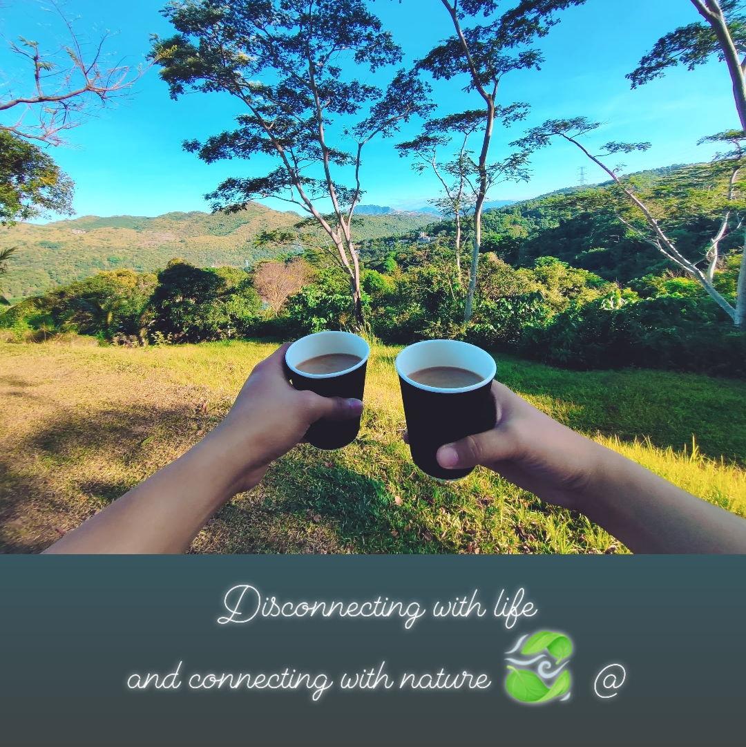 "Disconnecting with life and connecting with nature".