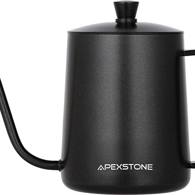 Mini 20oz Pour Over Coffee Kettle,Small Pour Over Coffee Kettle 20 Ounce,Black Pour Over Coffee Kettle,Pour Over Coffee Kettle Stainless Steel
