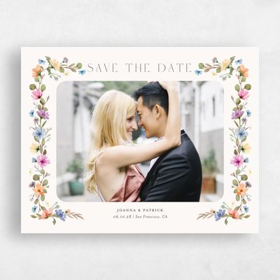 Beige Wedding Save the Date - Liana Photo