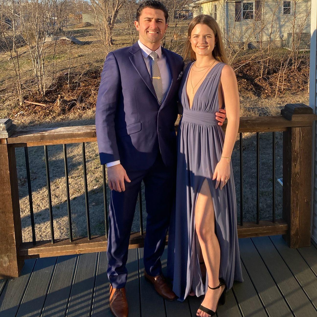 One of the very few times we got all dressed up during our second year of medical school.
