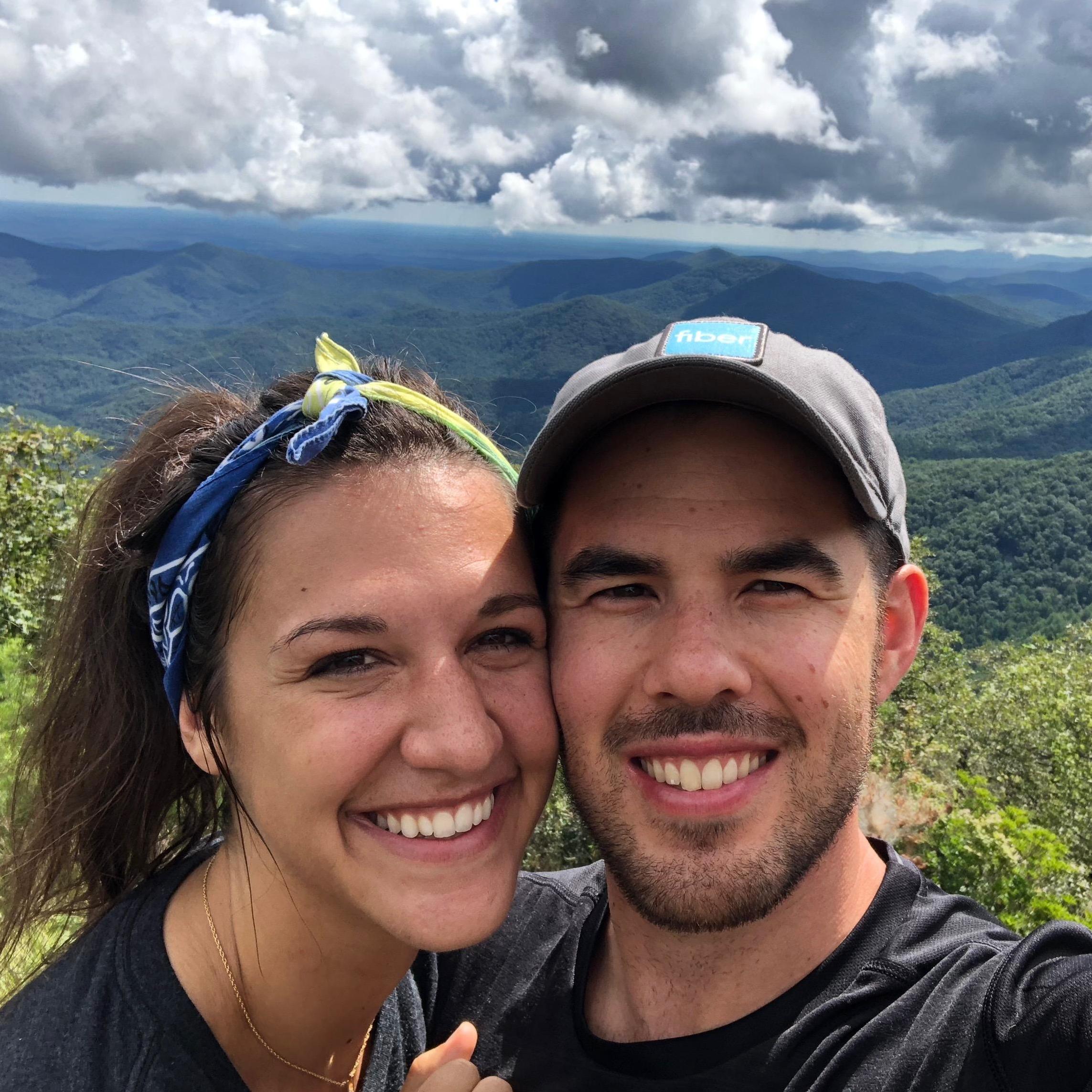 Hiking Blood Mountain in GA with Jordan and Monica! An adventure so close to Lynn and Tony's home.