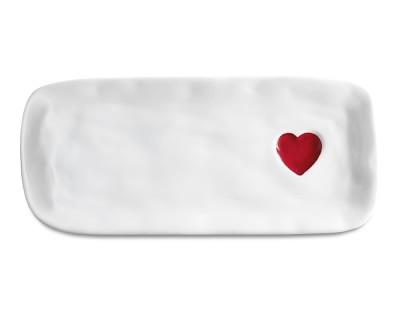 Valentine's Day Red Heart Platter