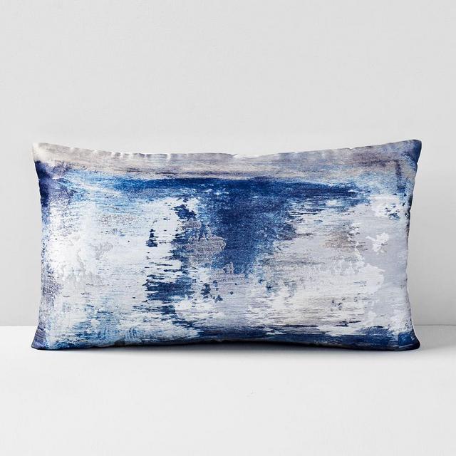 Abstract Haze Brocade Pillow Case, 12"x21"