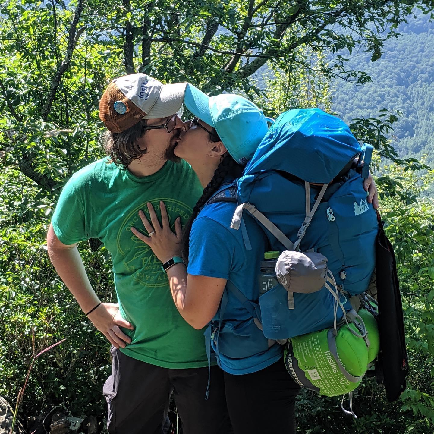 Engaged on the trail