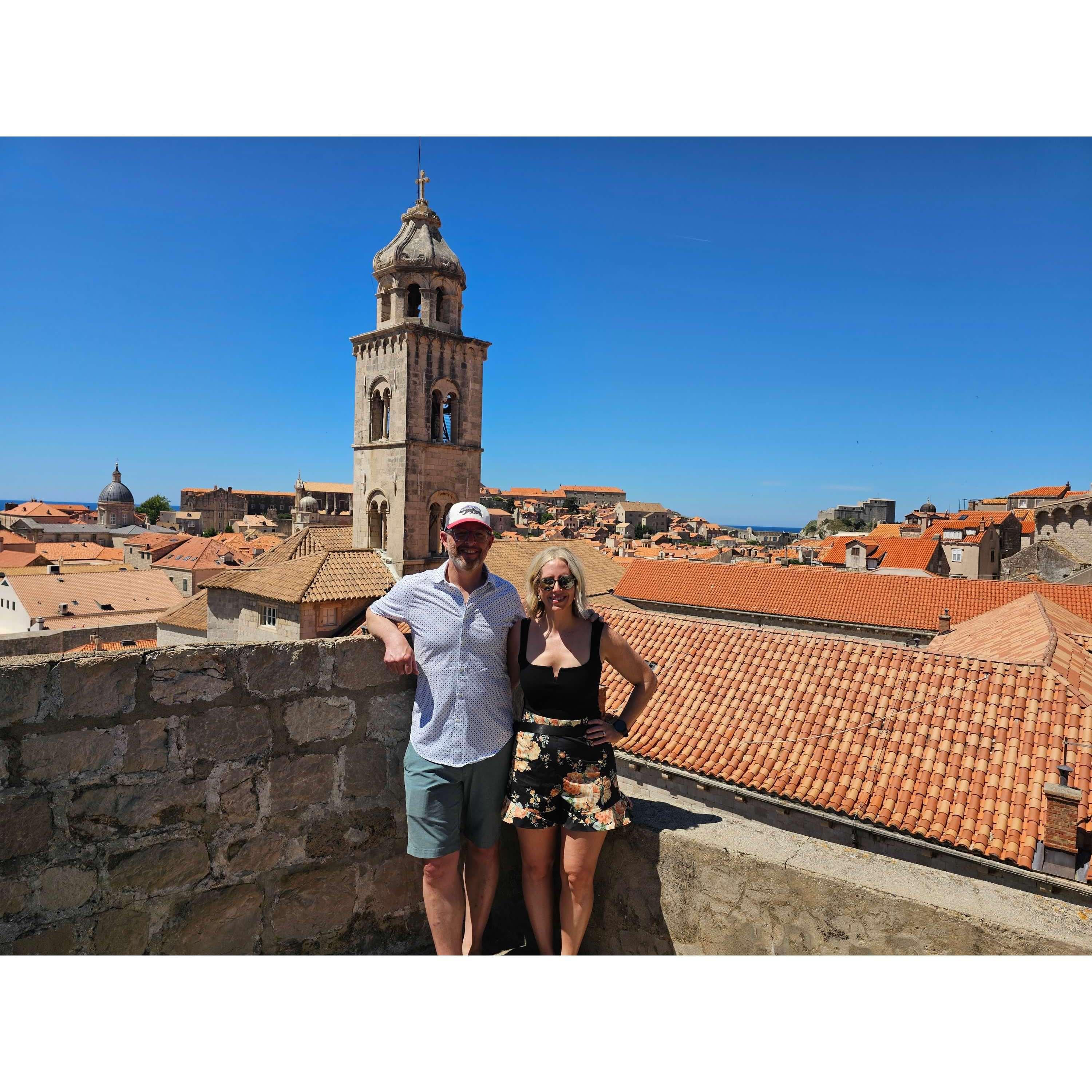 The Outer Wall of Dubrovnik, Croatia - June 2024
