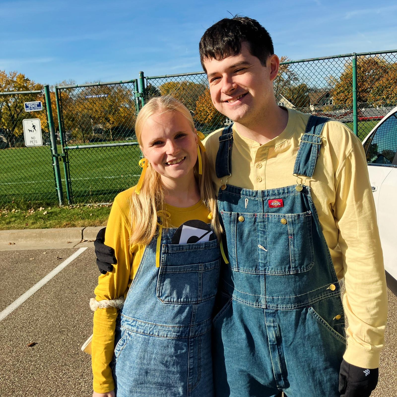 10-27-2024 Trunk and  treating at church. 
We where Minions