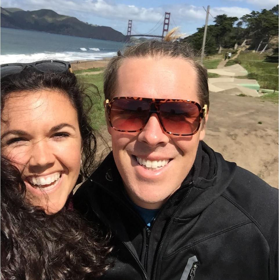 Enjoying a beautiful day in San Francisco