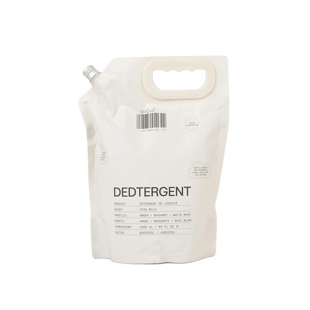 DedCool Liquid Laundry Dedtergent | Xtra Milk | Luxurious Fragrance Detergent | Removes Stains | Infused with Natural Essential Oils | Non-Toxic | 120 Washes | 64 Fl. Oz.