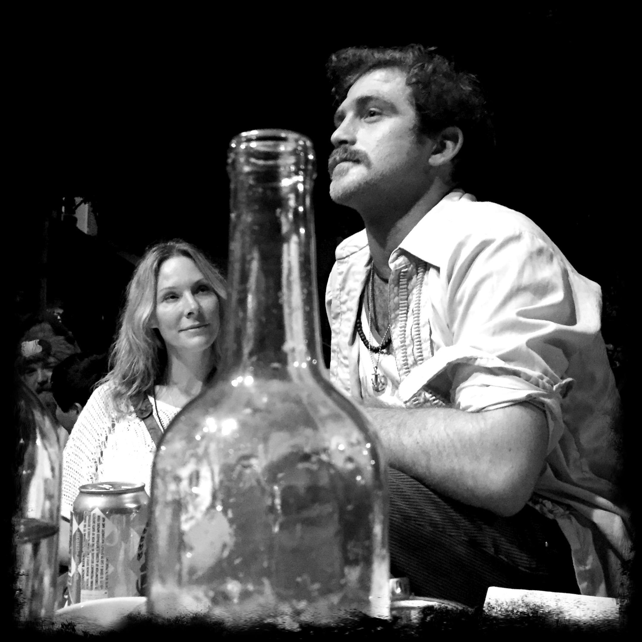 You and me and the bottle makes three!