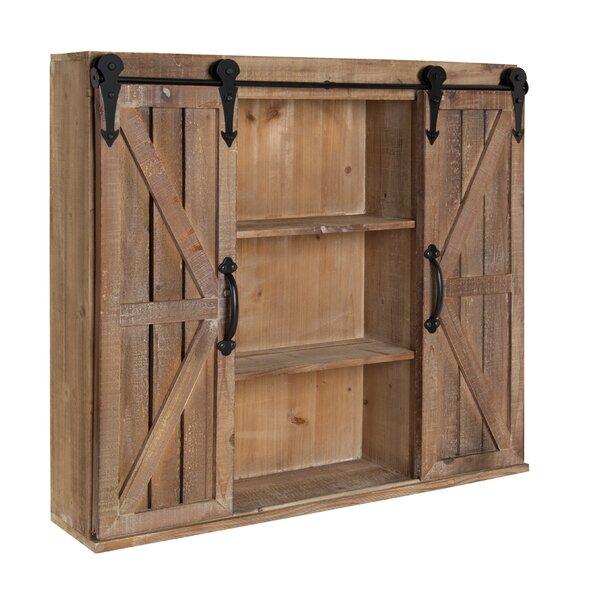 Banbury 30" W x 27.3" H x 7.25" D Solid Wood Wall Mounted Bathroom Cabinet