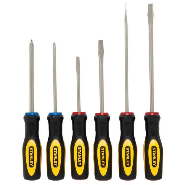 Stanley 60-060 Standard Fluted Screwdriver Set, 6-Piece