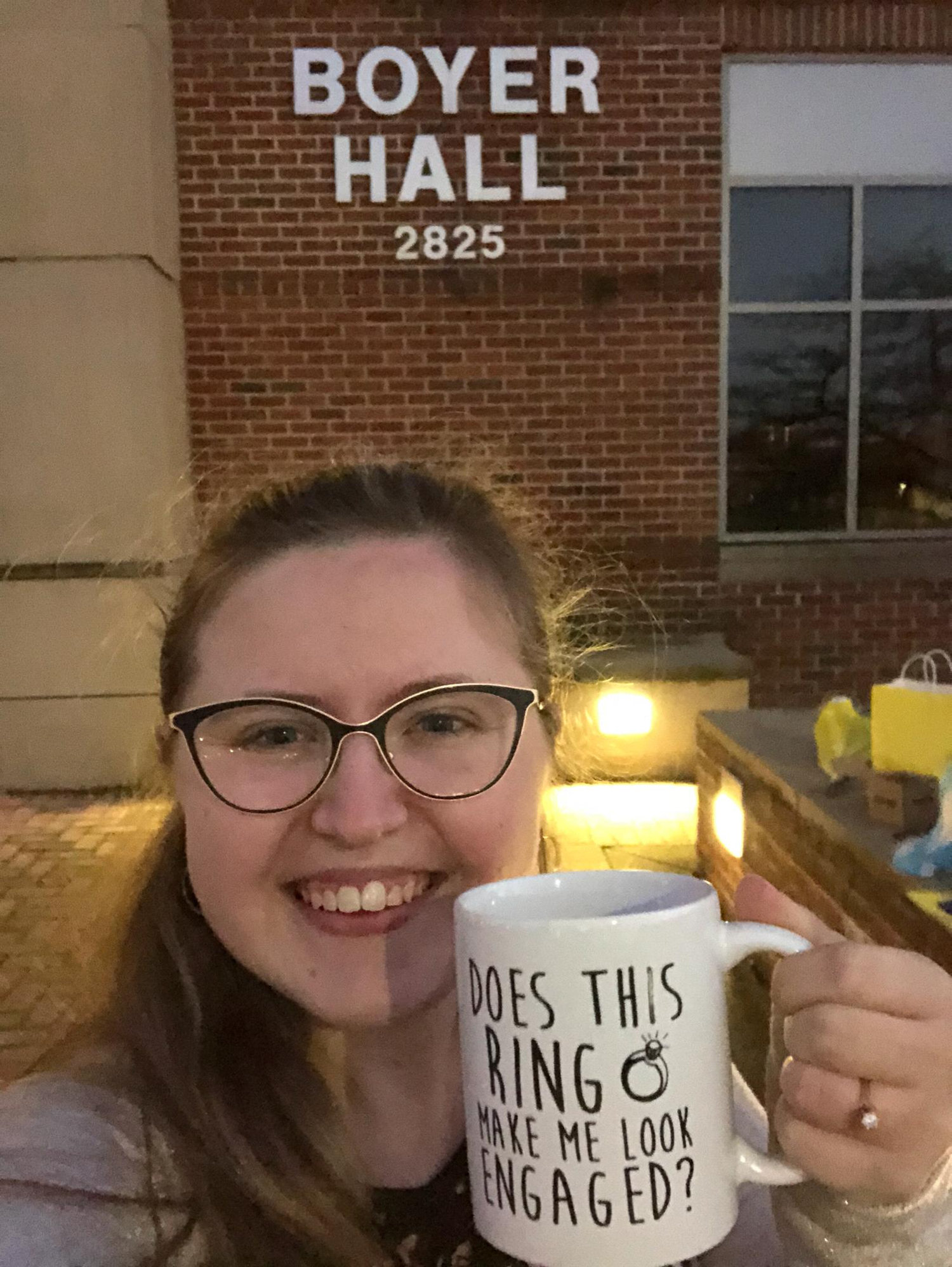One of the gifts Theo gave me as part of the proposal! We both love coffee and enjoy spending time together in cute local coffee shops, as well as in Dunkin Donuts!