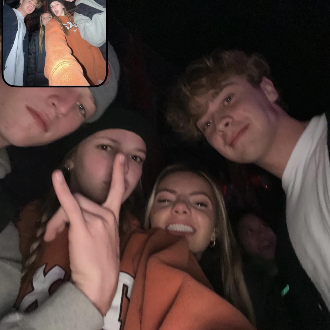 Halloween 2022: Our first date was a haunted house that Jensyn convinced Abby to ask him out last minute. Thanks to “BeReal”we have a picture of it!