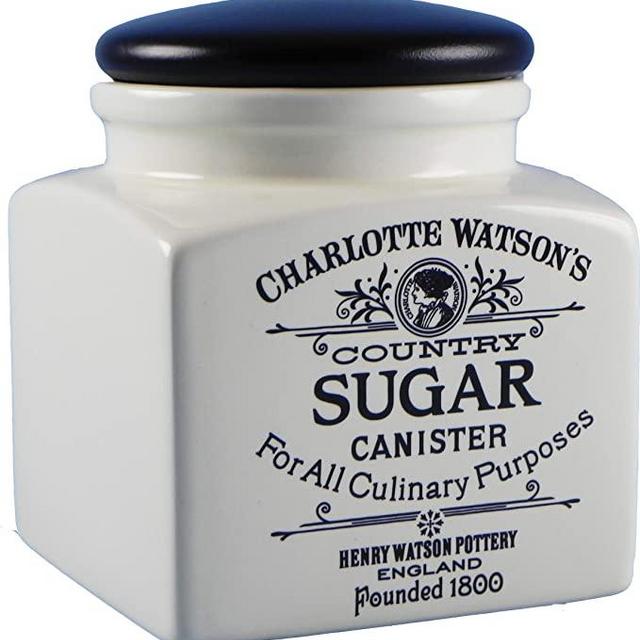 Charlotte Watson Country Collection in Cream Sugar Canister