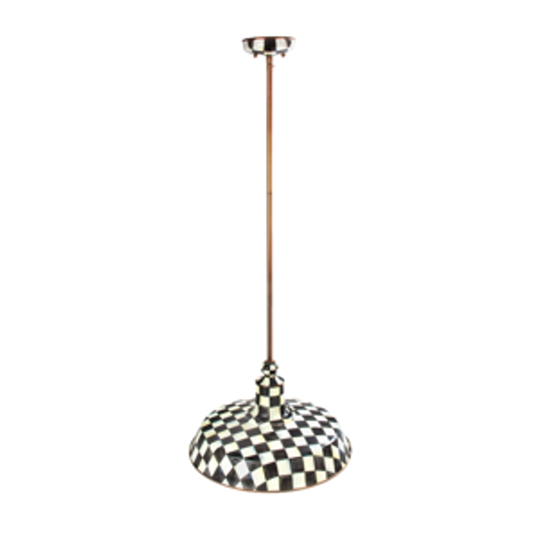 Courtly Check 12" Barn Pendant Lamp