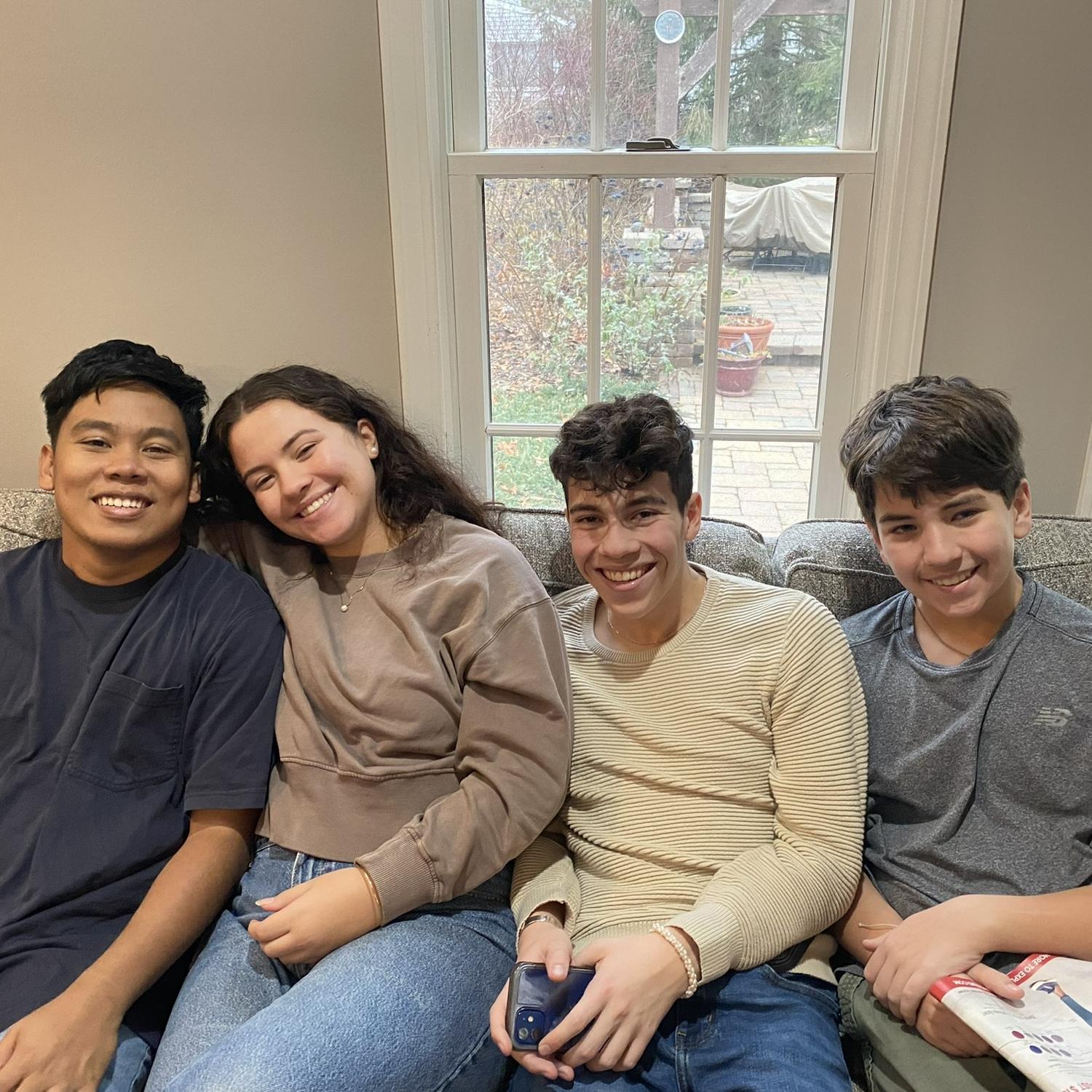 Jundy visiting Isabel’s family in Mi