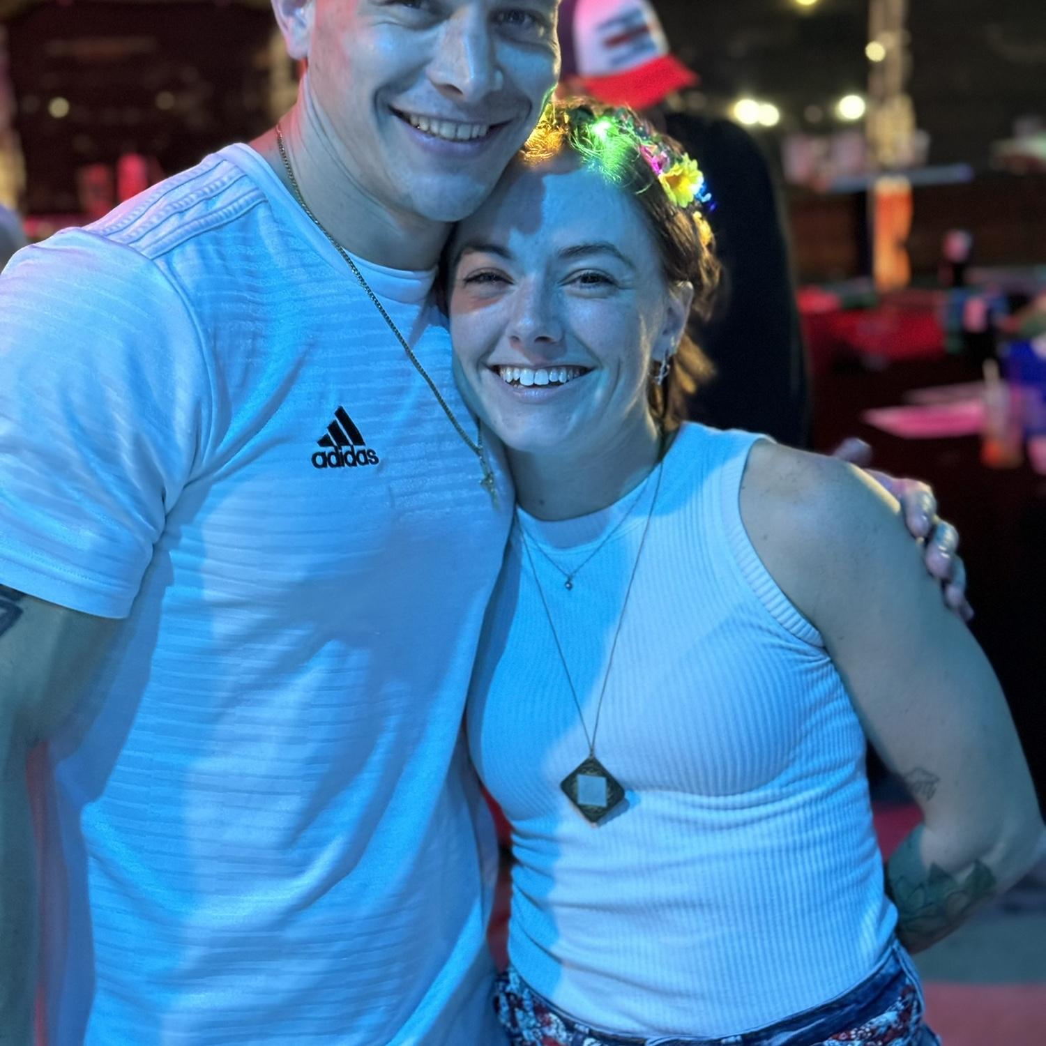 Our first photo together!