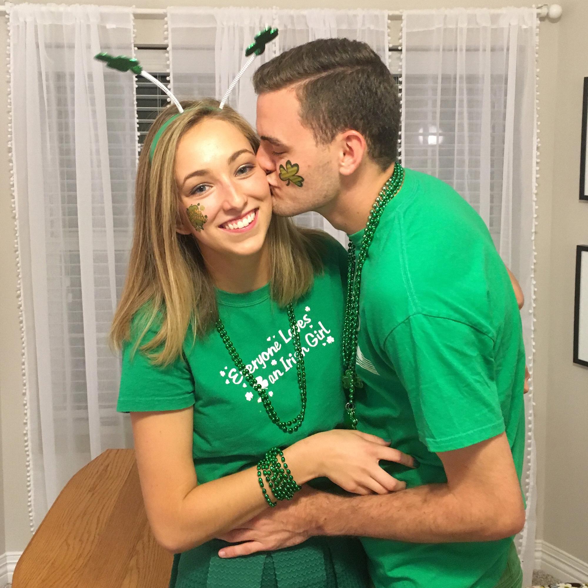 September 2016 // Western Kentucky University // This was our first dance together (Alpha Delta Pi's Alpha Acceptance Dance). The theme was holidays, and we chose St. Patrick's Day.