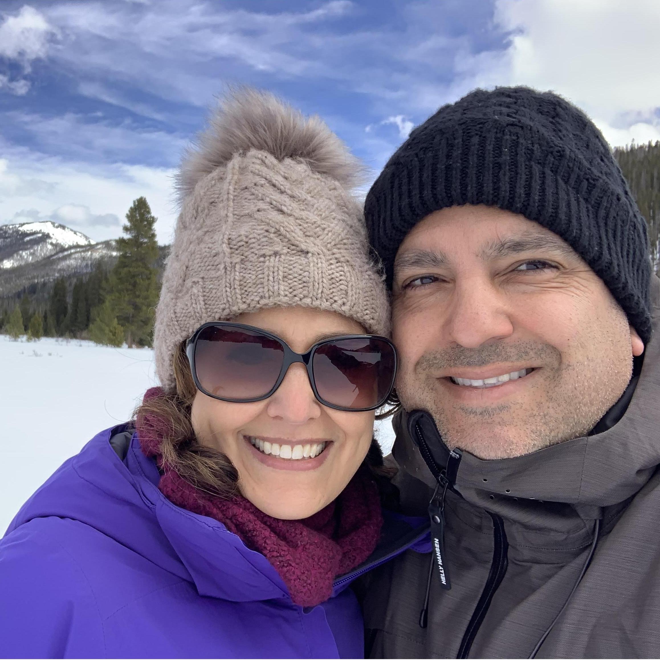 First trip together, visiting Nicole's friends in Colorado. Pic taken in Rocky Mountain National Park, the day the country shut down—March 15, 2020. We scrambled to get a flight home early.