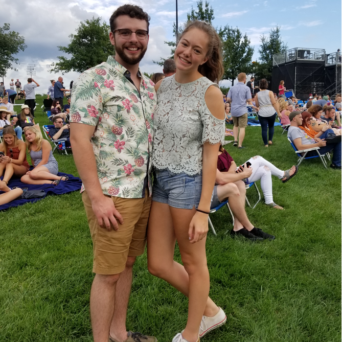 One of Scott and Katie's favorite dates is going to concerts. Whether they're with friends or it's just the two of them they always have the best time.