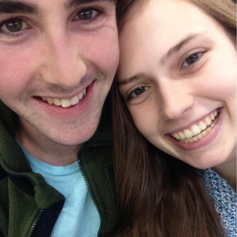 Our first winter together.