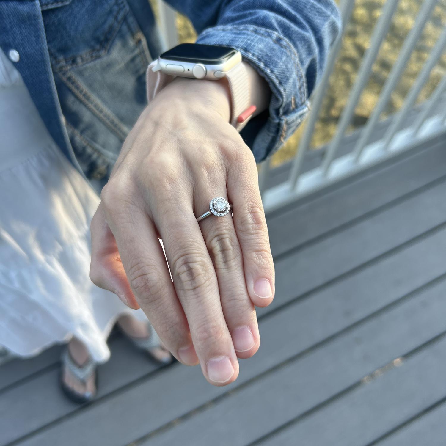 Look at that ring! 💍