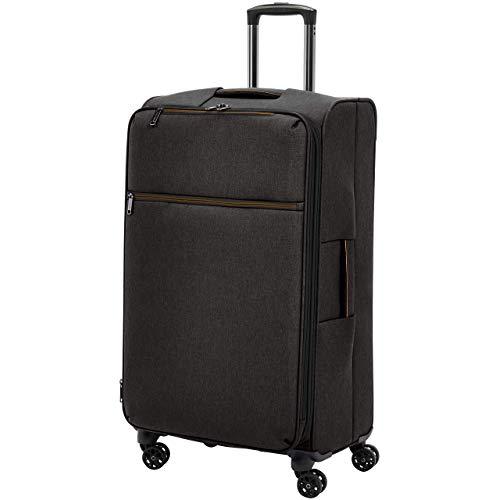 AmazonBasics Heathered Belltown Softside Luggage Spinner Suitcase