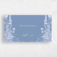Blue Wedding Place Card - Harley