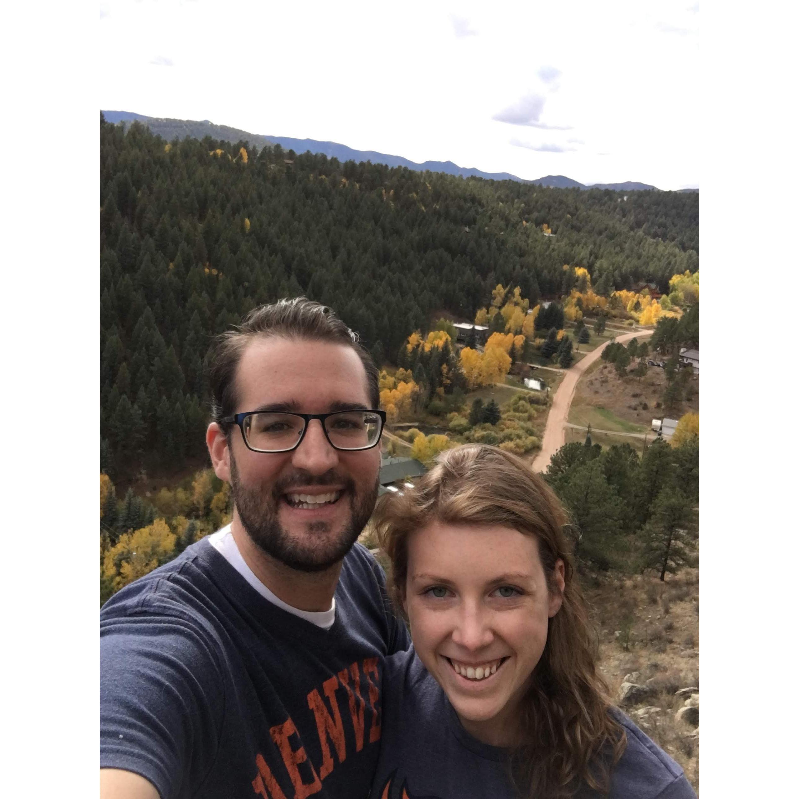 The aspens near David and Nancy's house