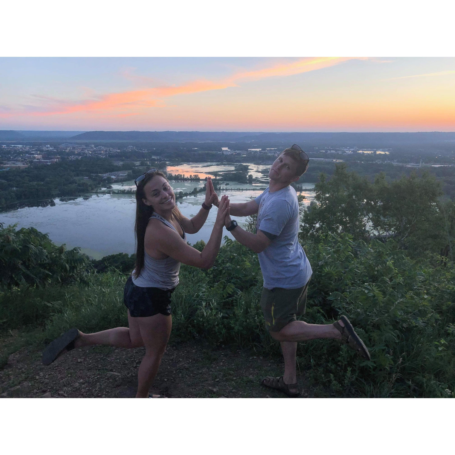 Exploring the bluffs around LaCrosse, WI! 
Thanks Amanda :)