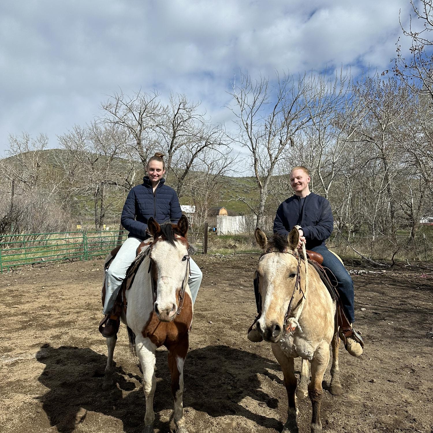 First time riding together in Oregon