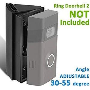 Ring Wi-Fi Enabled Video Doorbell in Satin Nickel, Works with Alexa